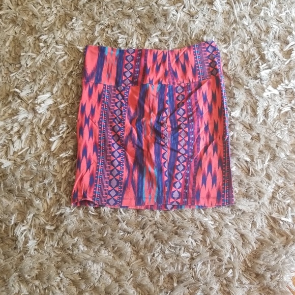 Charlotte Russe Dresses & Skirts - Charlotte Russe multi colored mini skirt
